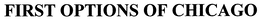 FIRST OPTIONS OF CHICAGO trademark