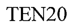 TEN20 trademark