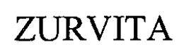 ZURVITA trademark