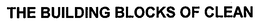 THE BUILDING BLOCKS OF CLEAN trademark