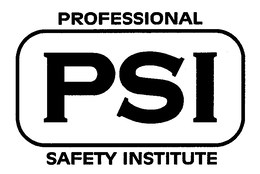 PSI PROFESSIONAL SAFETY INSTITUTE trademark