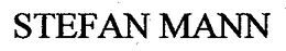 STEFAN MANN trademark