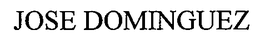 JOSE DOMINGUEZ trademark