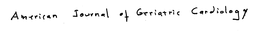AMERICAN JOURNAL OF GERIATRIC CARDIOLOGY trademark