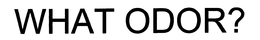 WHAT ODOR? trademark