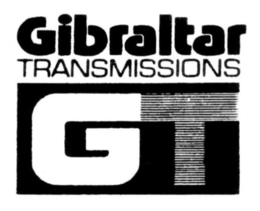 GIBRALTAR TRANSMISSIONS GT trademark