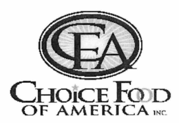 CFA CHOICE FOOD OF AMERICA INC. trademark