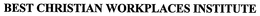 BEST CHRISTIAN WORKPLACES INSTITUTE trademark