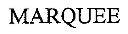 MARQUEE trademark