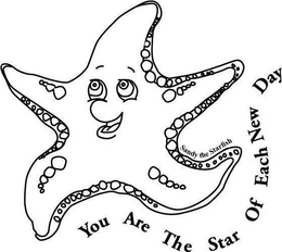 YOU ARE THE STAR OF EACH NEW DAY SANDY THE STARFISH trademark