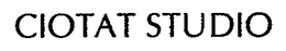 CIOTAT STUDIO trademark