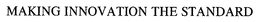 MAKING INNOVATION THE STANDARD trademark