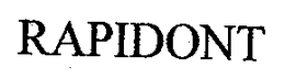 RAPIDONT trademark