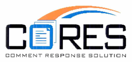 CORES COMMENT RESPONSE SOLUTION trademark