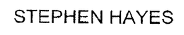 STEPHEN HAYES trademark