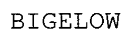 BIGELOW trademark
