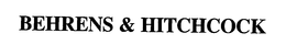BEHRENS & HITCHCOCK trademark