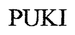 PUKI trademark