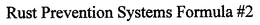RUST PREVENTION SYSTEMS FORMULA #2 trademark