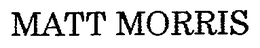 MATT MORRIS trademark