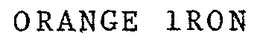 ORANGE IRON trademark