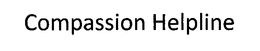 COMPASSION HELPLINE trademark