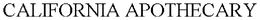 CALIFORNIA APOTHECARY trademark