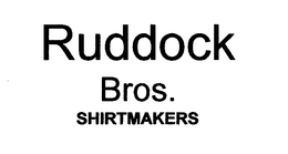 RUDDOCK BROS. SHIRTMAKERS trademark