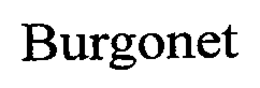 BURGONET trademark