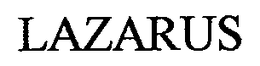 LAZARUS trademark