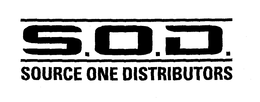 S.O.D. SOURCE ONE DISTRIBUTORS trademark
