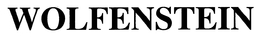 WOLFENSTEIN trademark
