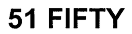 51 FIFTY trademark
