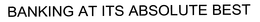 BANKING AT ITS ABSOLUTE BEST trademark