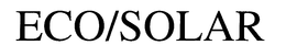 ECO/SOLAR trademark