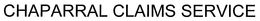 CHAPARRAL CLAIMS SERVICE trademark