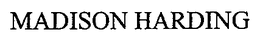 MADISON HARDING trademark