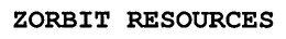 ZORBIT RESOURCES trademark