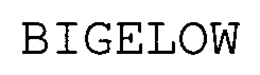 BIGELOW trademark