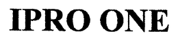 IPRO ONE trademark