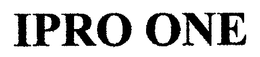 IPRO ONE trademark
