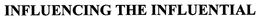 INFLUENCING THE INFLUENTIAL trademark