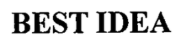 BEST IDEA trademark