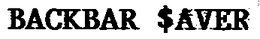 BACKBAR $AVER trademark