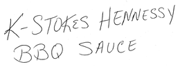 K-STOKES HENNESSY BBQ SAUCE trademark
