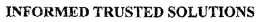 INFORMED TRUSTED SOLUTIONS trademark