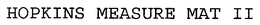 HOPKINS MEASURE MAT II trademark