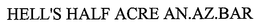 HELL'S HALF ACRE AN.AZ.BAR trademark