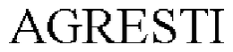 AGRESTI trademark