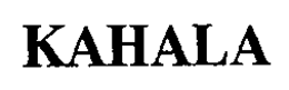 KAHALA trademark